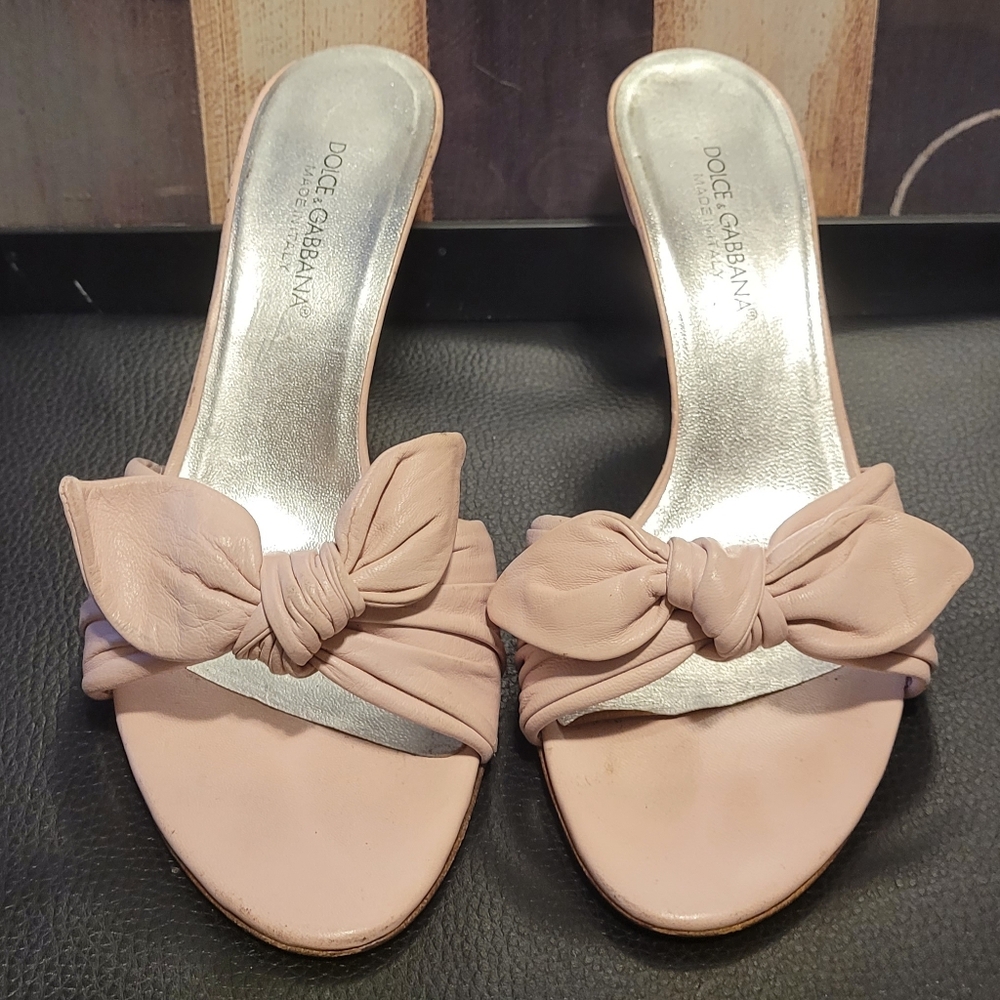 Dolce & GabbanaLeather Slides